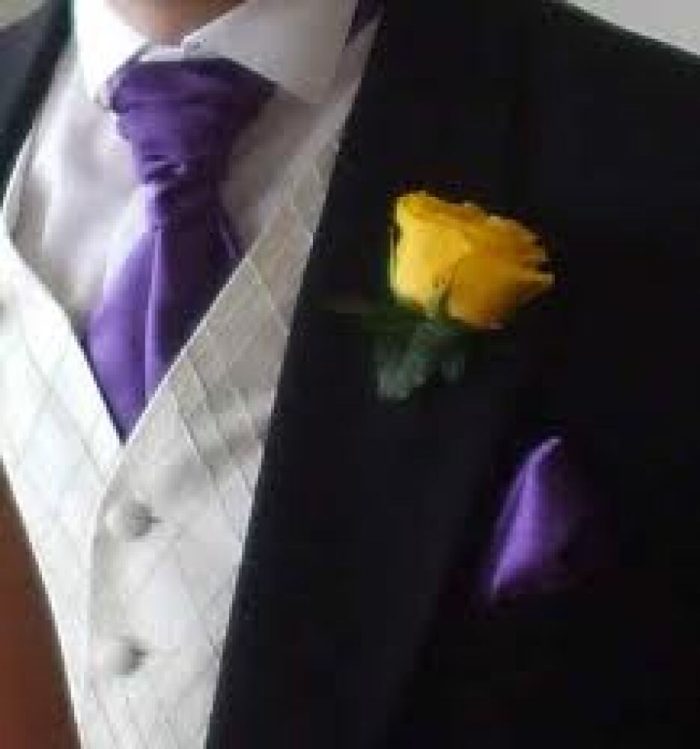 Buttonhole Yellow Rose